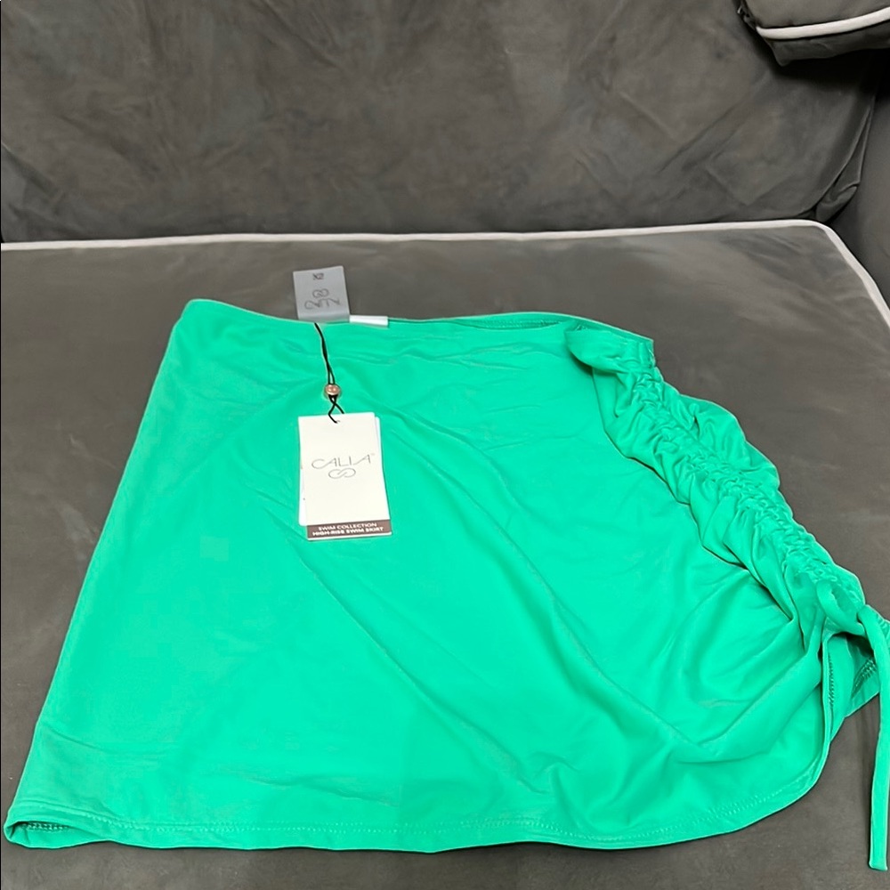 CALIA by Carrie Underwood Vibrant Green Skirt